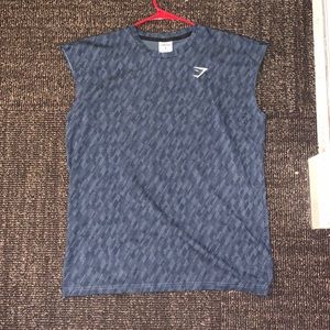 Gymshark Men’s CRITICAL CUT OFF SLEEVELESS TEE — Size M